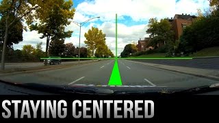 How to Stay Centered in Your Lane  Driving Tips [upl. by Orfurd]