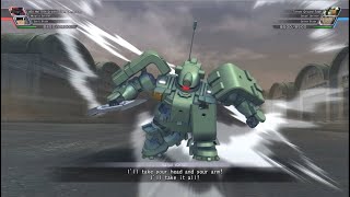 SD Gundam G Generation Cross Rays  Tieren Ground Type Battle Animations [upl. by Hartwell]