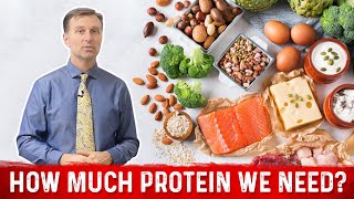 How Much Protein Do You Need – Dr Berg [upl. by Vevine]