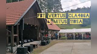 FBT Vertus CLA 406a amp FBT Mitus 118sa live outdoor event 2022 [upl. by Byram978]