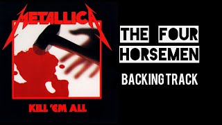 Metallica  Backing Track  The Four Horsemen Drum and bass instrumental [upl. by Valsimot]