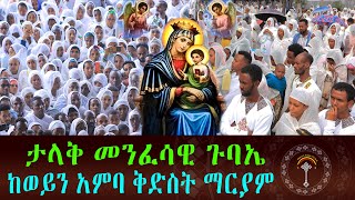 🛑LIVE ከወይን አምባ ቅድስት ማርያም ቤተክርስቲያን ታላቅ መንፈሳዊ ጉባኤ ንቁ ሚዲያ በቦታው ተገኝቶል እናተም በስደት ያላችሁ ለሌሎች ሼር ሼር አድርጉ [upl. by Karen]