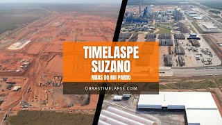 Suzano Ribas  Timelapse da Construção da Fábrica em Ribas do Rio Pardo  Acompanhamento de Obra [upl. by Ybeloc767]