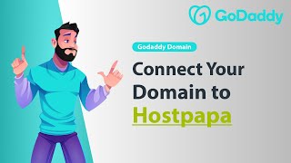 GODADDY Connect Your Domain to Hostpapa Quickly and Easy 2024 [upl. by Cohlette]