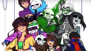 Sans  Flirt【 Undertale Comic Dub Compilation 】 [upl. by Wolff]