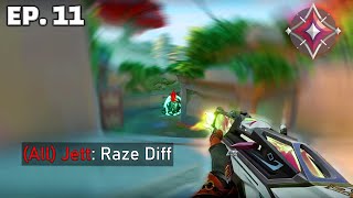 Smurfing in Immortal 💀 ft RoyalG Raze to Radiant Ep11 [upl. by Arutak]