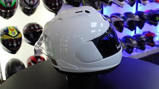 Arai RX7V Evo FIM Gloss White Helmet FRHPHE [upl. by Brinkema]