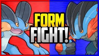 Swampert vs Mega Swampert  Pokémon Form Fight [upl. by Kathleen]