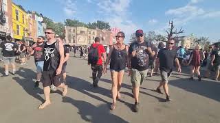 Hellfest 2022  Walk through Hell City Square [upl. by Hungarian]