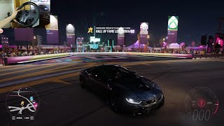 BMW I8 2015 HP 500  FORZA HORIZON 5  STEERING WHEEL GAMEPLAY [upl. by Engel225]