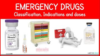 Emergency Drugs List Classes Uses and Dosages [upl. by Benito80]