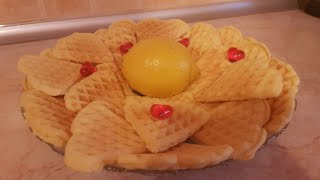 Bakin Kolac Sa Limunom  Galete Sa Limunom  Vafli Sa Limunom  Wafles With Lemon [upl. by Sivatco236]