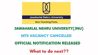 Jnu mts new update l jnu non teaching recruitment l [upl. by Candide777]