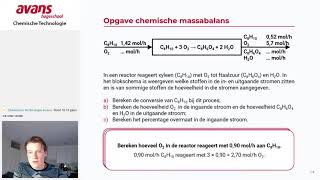 Chemische massabalansen  Deel 1 [upl. by Irpak]