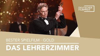 DAS LEHRERZIMMER · Bester Spielfilm Gold · Deutscher Filmpreis 2023 [upl. by Ahseinar147]