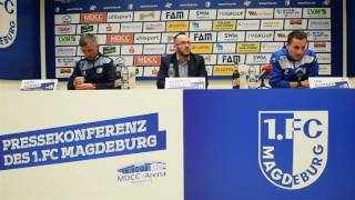 Pressekonferenz vor dem Spiel – 1 FC Magdeburg gegen FC Hansa Rostock [upl. by Ide]