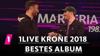 quot1982quot von Marteria und Casper ist das quotBeste Albumquot  1LIVE Krone 2018 [upl. by Hanah76]