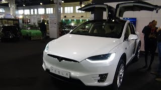 2018 Tesla X 100D  Exterior and Interior  Auto dEpoca Padova 2017 [upl. by Airasor]