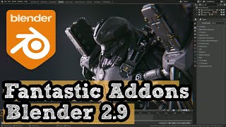 12 Blender Addons for Hard Surface Modeling [upl. by Ettezzil]