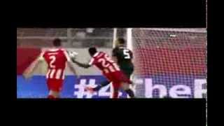 quot Joel Campbell quot Olympiacos vs Manchester United 2 0 Super Goal 25 02 2014 HD [upl. by Rosamund]