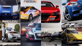 Evolution of All Opening Intro Forza Motorsport 1 amp 8 2005  2024 UPDATE 4K [upl. by Ardnasyl735]