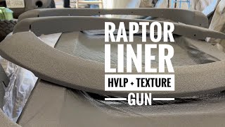 How to Spray Raptor Liner with HVLP and Shutz Gun [upl. by Kennett897]