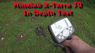 Minelab XTerra 70 In Depth Metal Detector Test [upl. by Som]