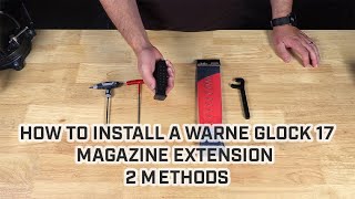 How to install Warne Glock 17 Mag Extensions [upl. by Frederik316]