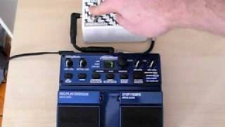 DigiTech Jamman with AB FS3X Switch [upl. by Norab582]