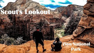 Scouts Lookout Trail Zion National Park Video 4k 2020 [upl. by Airemaj]