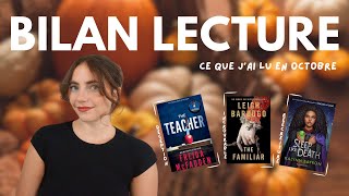 BILAN LECTURE 🤓📚 Les 9 livres que jai lus en octobre [upl. by Amorita881]