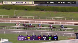 Lord Bullingdon wins the Qatar Golden Mile on Friday November 3 at Santa Anita Park [upl. by Burget]