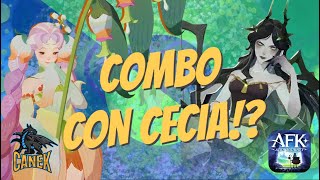 HABILIDADES DE FLORABELLE COMBO CON CECIA AFK JOURNEY🔥 EN ESPAÑOL afk afkjourney [upl. by Feldt]