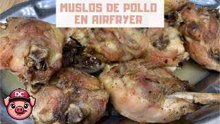 Muslos de Pollo Troceado en Freidora de Aire 🍗 ¡Receta en Air Fryer [upl. by Nossaj]