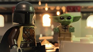 The Mandalorian Lego Star Wars Stop Motion Animation [upl. by Giverin226]