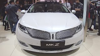 New sedan Lincoln MKZ 2016 2017 interior exterior video [upl. by Housum]