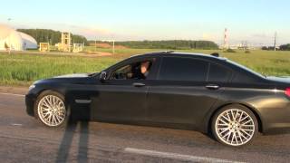 Bmw 750li F02 hamann sound [upl. by Nairda]