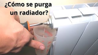 Cómo purgar un radiador de calefacción 🔥 Hazlo tu mismo [upl. by Benni]