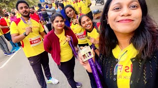 10km Run 🏃 wellsfargo UniversityofHyderabad1974 [upl. by Donna610]