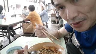 This is one noodle dish in Southern Thailand you must eat  Betong soy sauce noodle street food [upl. by Budde]