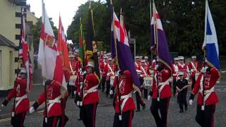 Drumderg parade their home town of keady 10 07 11 [upl. by Ymme]