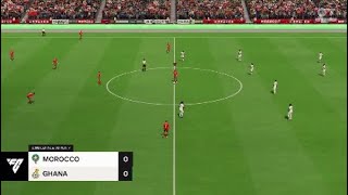 FIFA 24 Morocco VS Ghana  Hakimi Ziyech Amrabat [upl. by Tnarud]