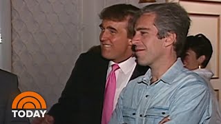 New Tape Shows Donald Trump And Jeffrey Epstein At MarALago Party In 1992  TODAY [upl. by Lemal30]