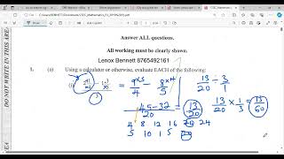 CXC MATHS PAST PAPER SERIES paper 2 [upl. by Stieglitz884]