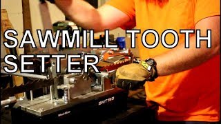 EVERY SAWMILL NEEDS THESE TOOL WOODMIZER BMT150 SETTER [upl. by Pax]