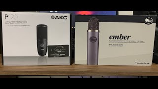 Micrófonos para home studio akg p120 vs blue ember [upl. by Janey]