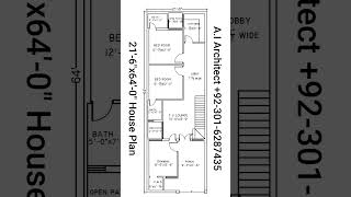 21x64 Dream Home Layout Design amp Floor Plan Explained [upl. by Ngo]