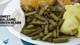 Sweet Balsamic Green Beans [upl. by Brunell]