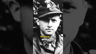 Michael Wittmann  The Black Baron ww2 worldwar2 panzer tanks history historyfacts [upl. by Eerized]