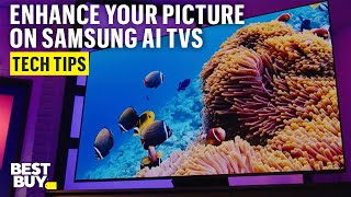 Enhance Your Picture with Samsung AI TVs – Tech Tips from Best Buy [upl. by Naesad]